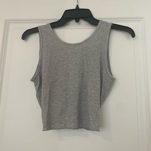 Alo Yoga Swirl Tank Gray size small